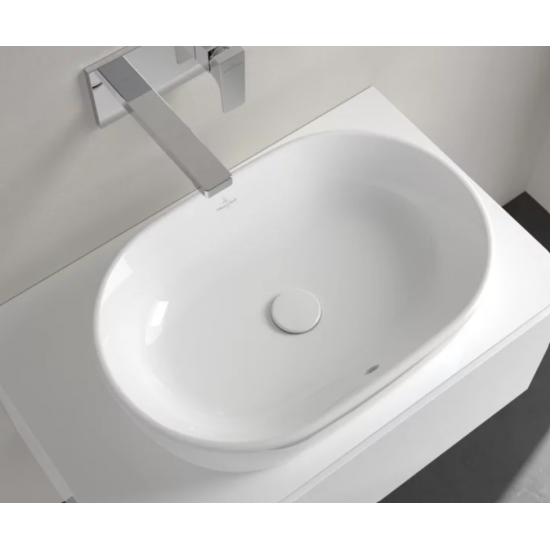 Eπιτραπέζιος Νιπτήρας Πορσελάνης 60x40cm Villeroy & Boch Architectura 5A266001 Λευκό Eπιτραπέζιος Νιπτήρας Πορσελάνης 60x40cm Villeroy & Boch Architectura 5A266001 Λευκό